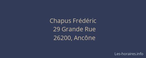 Chapus Frédéric