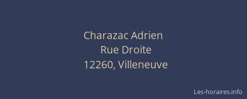 Charazac Adrien