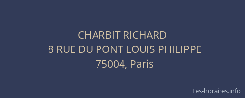 CHARBIT RICHARD