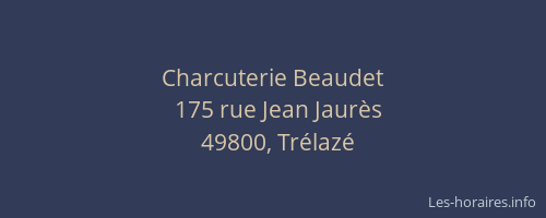 Charcuterie Beaudet