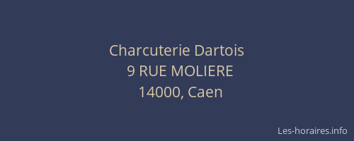 Charcuterie Dartois