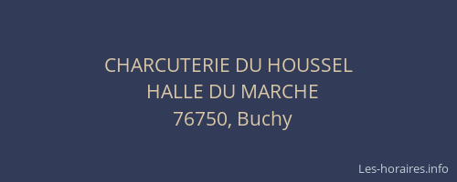 CHARCUTERIE DU HOUSSEL