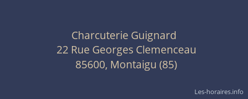 Charcuterie Guignard