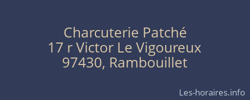 Charcuterie Patché