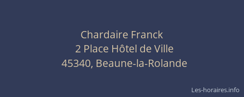 Chardaire Franck