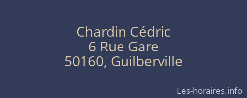 Chardin Cédric