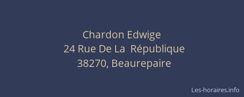 Chardon Edwige