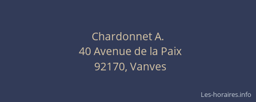 Chardonnet A.