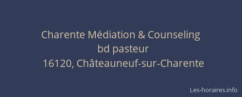 Charente Médiation & Counseling