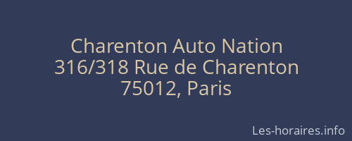 Charenton Auto Nation