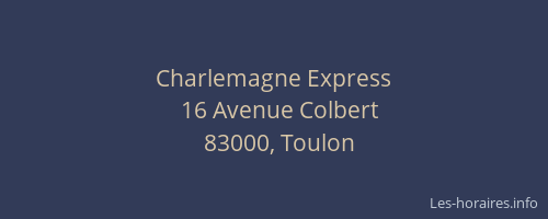 Charlemagne Express
