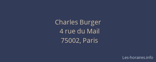 Charles Burger