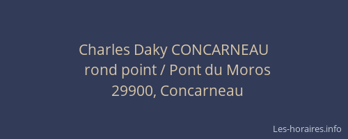 Charles Daky CONCARNEAU