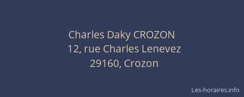 Charles Daky CROZON