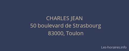 CHARLES JEAN