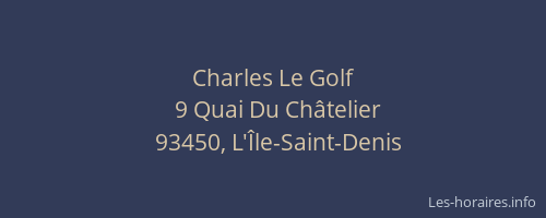 Charles Le Golf