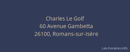 Charles Le Golf
