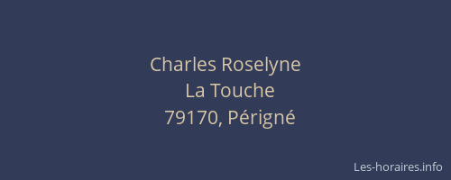 Charles Roselyne
