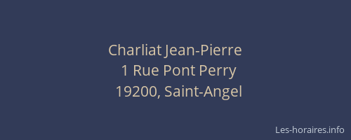 Charliat Jean-Pierre