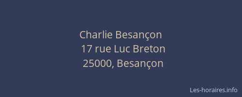 Charlie Besançon
