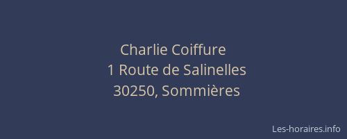 Charlie Coiffure