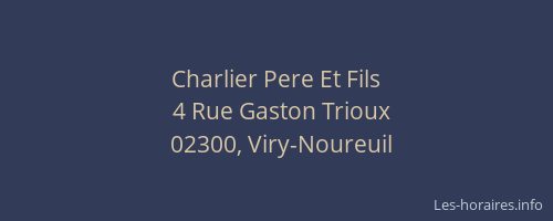 Charlier Pere Et Fils