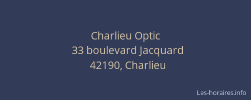 Charlieu Optic