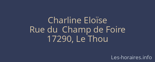 Charline Eloïse