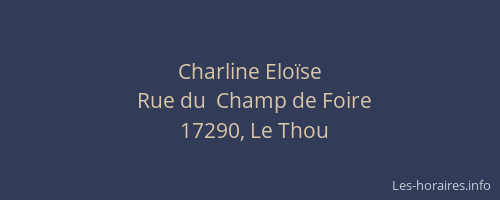 Charline Eloïse