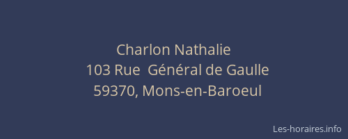 Charlon Nathalie