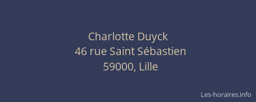 Charlotte Duyck