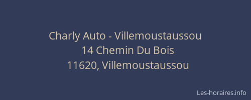 Charly Auto - Villemoustaussou