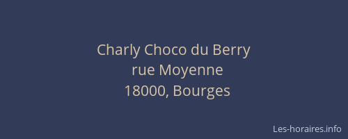 Charly Choco du Berry