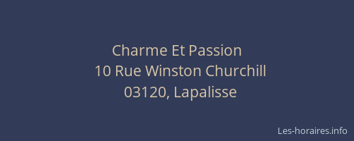 Charme Et Passion