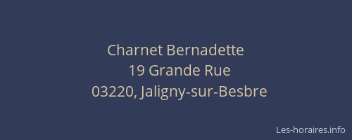 Charnet Bernadette