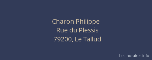Charon Philippe