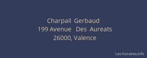 Charpail  Gerbaud