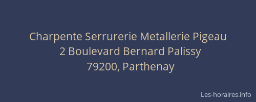 Charpente Serrurerie Metallerie Pigeau