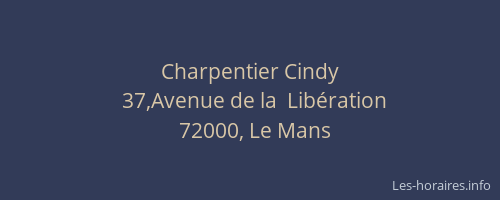 Charpentier Cindy
