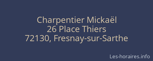 Charpentier Mickaël