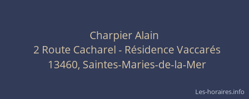 Charpier Alain