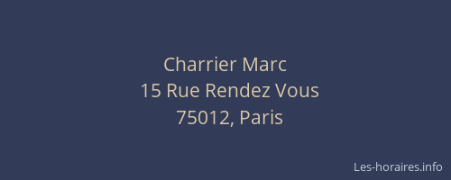 Charrier Marc