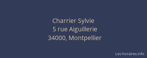 Charrier Sylvie