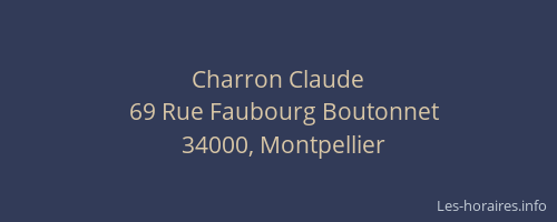 Charron Claude