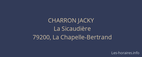 CHARRON JACKY