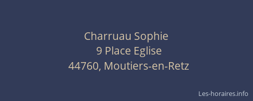 Charruau Sophie