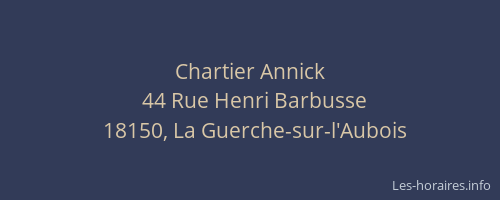 Chartier Annick