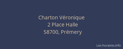 Charton V&eacute;ronique