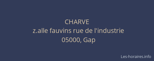 CHARVE