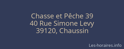 Chasse et Pêche 39